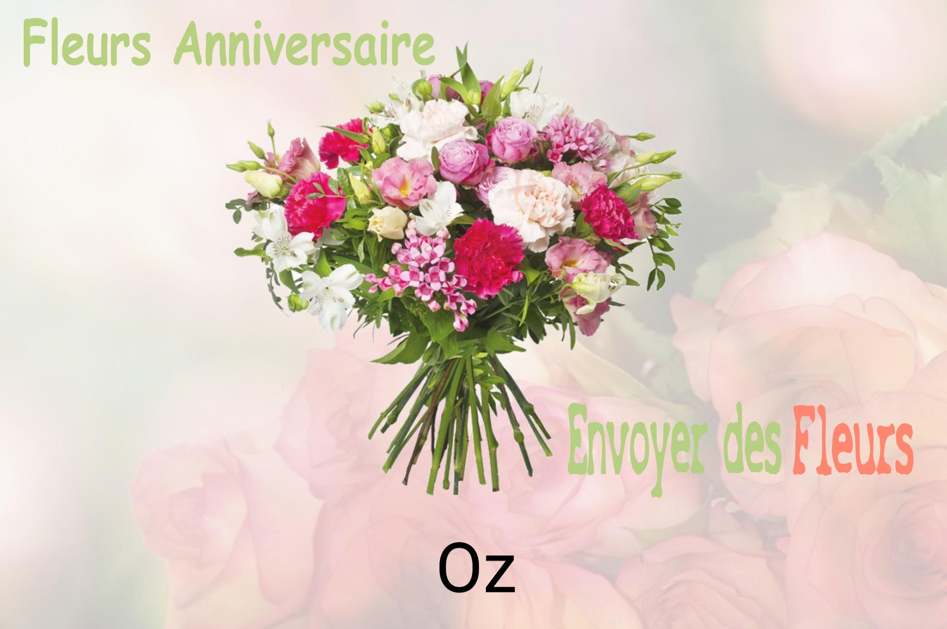 Bouquet de fleurs d’anniversaire livré à Oz
