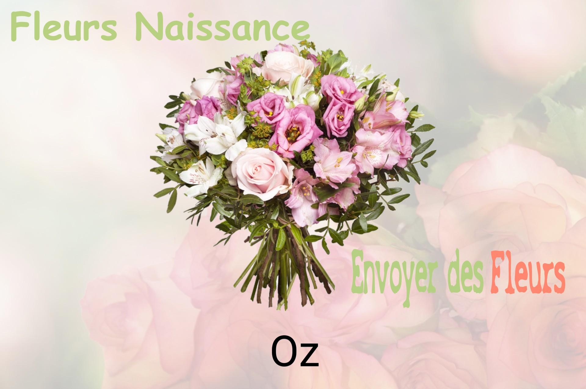 Bouquet de fleurs de naissance livré à Oz